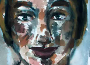 Yolande Brouwers - Olieverf op papier kopen? Bied vanaf 30!