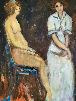 Frans Joosen - "in afwachting". verkocht voor € 127!
