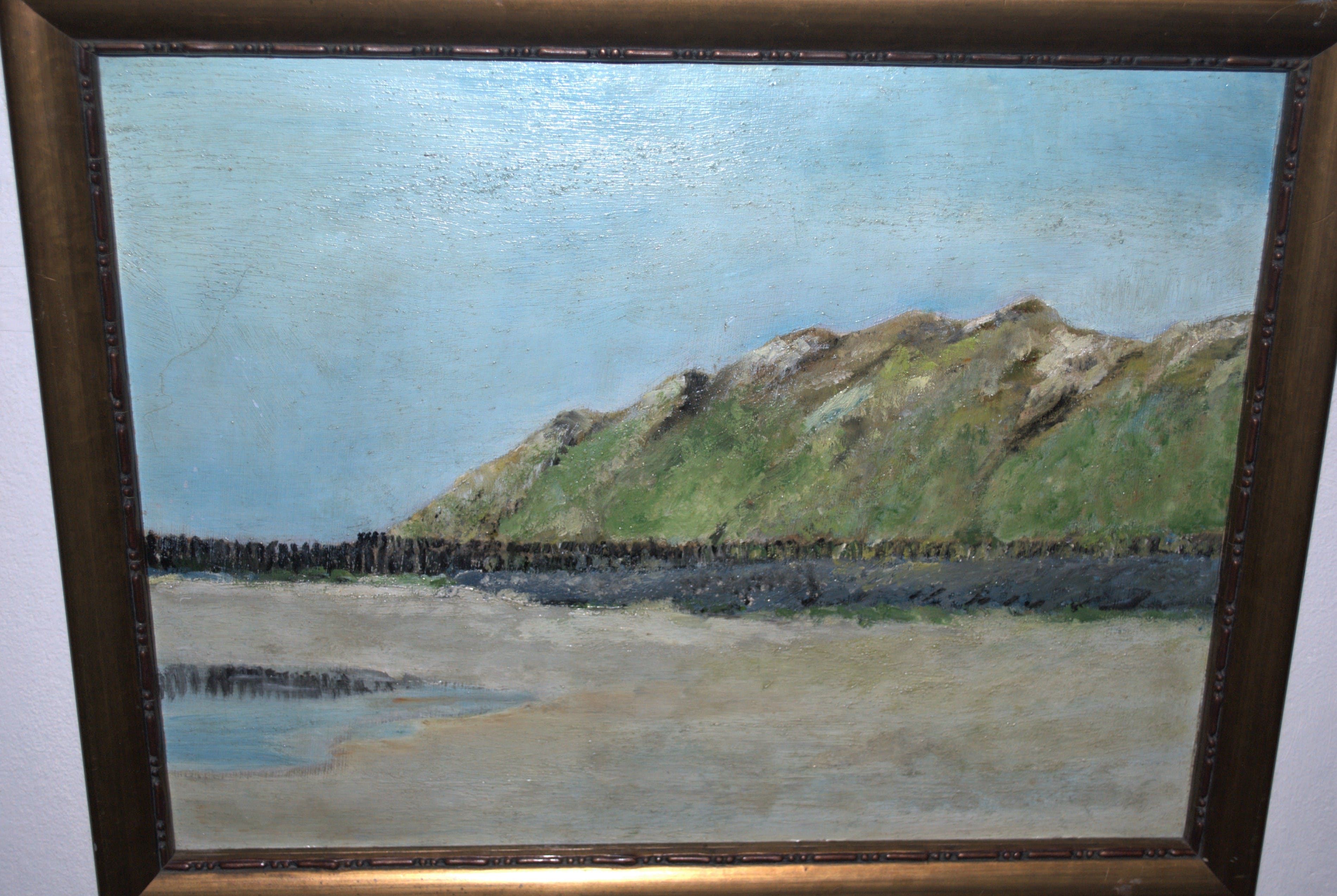 Niet of onleesbaar gesigneerd - strand en duinen bij Zoutelande Zeeland rond 1920/30 kopen? Bied vanaf 1!