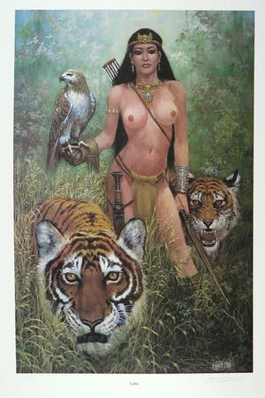 Hans Georg Kresse - Offset op papier, Labia kopen? Bied vanaf 60!