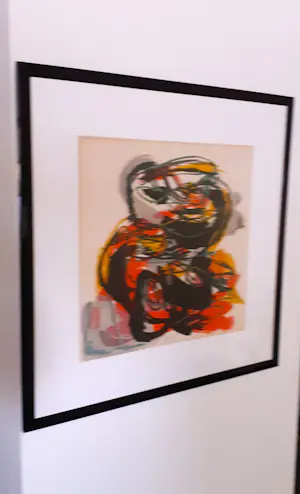 Karel Appel - Paysage humain (mooi gelijst) kopen? Bied vanaf 955!