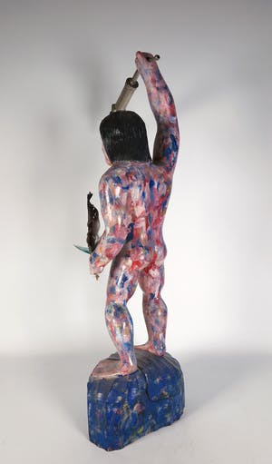 Pieter Haan - Beschilderd hout, Vooruitgang kopen? Bied vanaf 1!