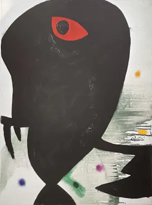 Joan Miro - Prachtige uitgave - Kleurenlitho - 1983 - Beperkte oplage - 'Testa II' kopen? Bied vanaf 145!