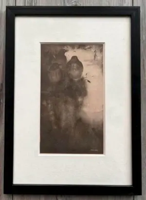 Jan Mankes - Originele Heliogravure Lijsters in Avondstemming 1923 kopen? Bied vanaf 120!