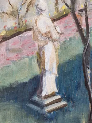 Jan Gerard Smits - Tuin met beeld kopen? Bied vanaf 150!