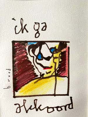 Herman Brood - Ik ga akkoord verkocht voor € 475!