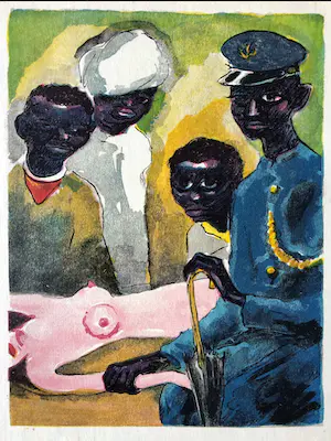 Kees van Dongen - Houtgravure Kees van Dongen, 1000 en 1 nacht 1955 kaufen? Bieten Sie von 30!