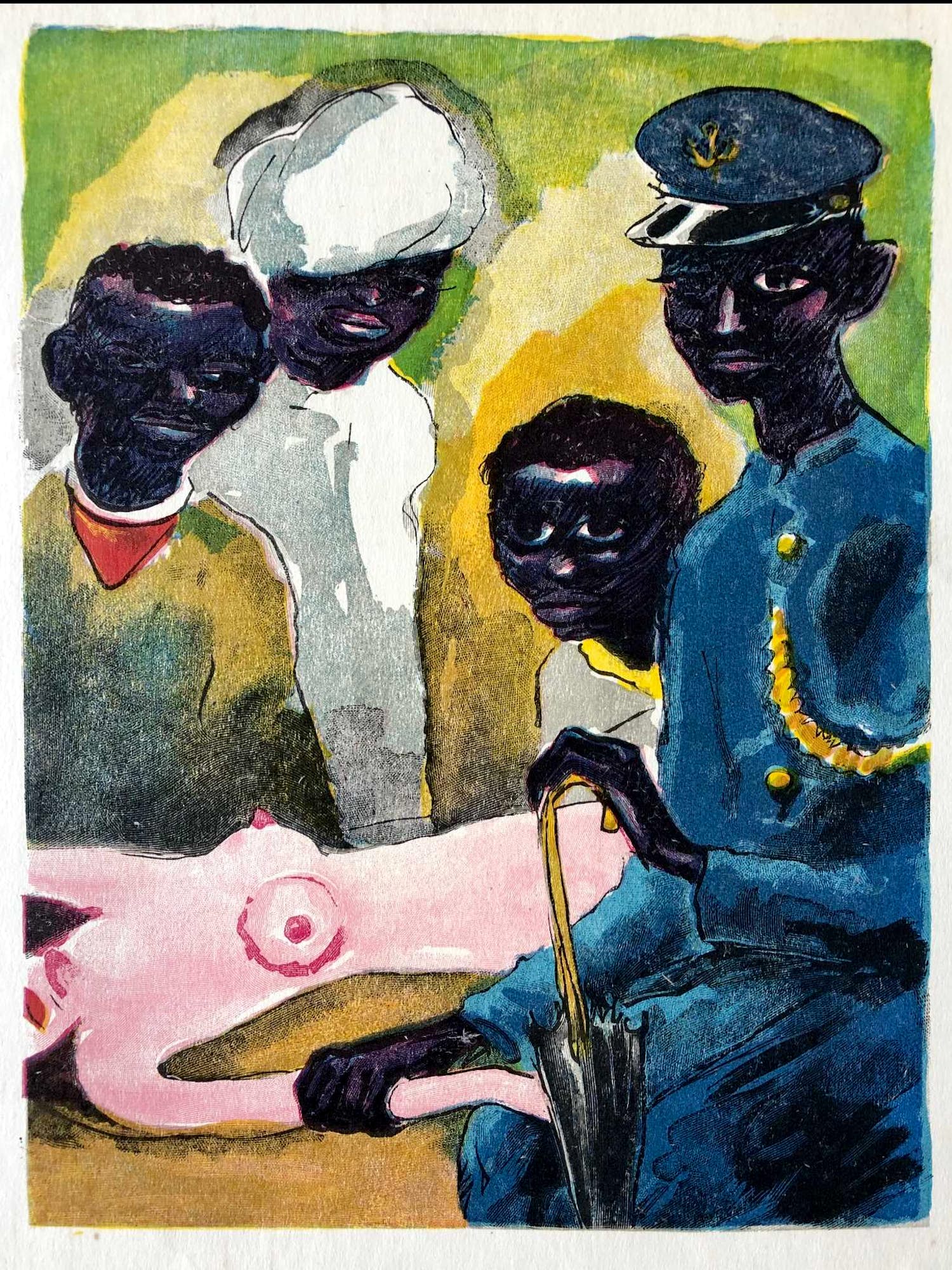 Kees van Dongen - Houtgravure Kees van Dongen, 1000 en 1 nacht 1955 kopen? Bied vanaf 30!