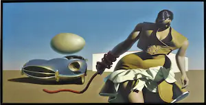 Jan Bouman - Surrealistische voorstelling kopen? Bied vanaf 175!