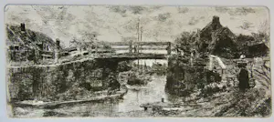 Jacob Maris - Het Brugje bij Loosduinen. kopen? Bied vanaf 30!