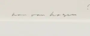 Han van Hagen - Pentekening, Tijd kopen? Bied vanaf 1!