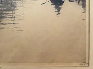 Willem Witsen - handgesigneerde ets | 'Oude Schans III' | 1913 (INGELIJST) kopen? Bied vanaf 700!