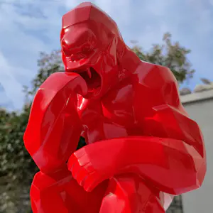 Richard Orlinski - THINKING KONG / KONG PENSEUR – Skulptur kopen? Bied vanaf 320!