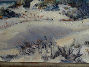 Martin van Waning - Olieverf op paneel , “Schiermonnikoog” – in originele lijst – ca 1950 kopen? Bied vanaf 250!