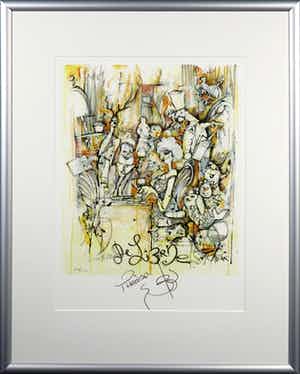 Guy Olivier - Giclée, De Librije - Ingelijst verkocht voor € 35!