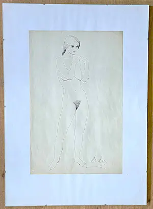 Dora van der Veen - staande naakt kopen? Bied vanaf 110!