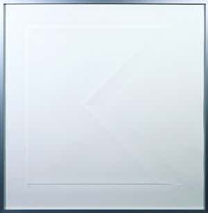 Harry van Kuyk - Reliëfdruk, Zonder titel - Ingelijst verkocht voor € 50!