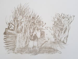 Kees Franse - Vier Litho,s - Gesigneerd & Gedateerd kopen? Bied vanaf 60!