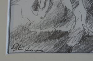 Fon Klement - Ingelijste tekening , Bloemstilleven met Rozen III - 2000 kopen? Bied vanaf 100!