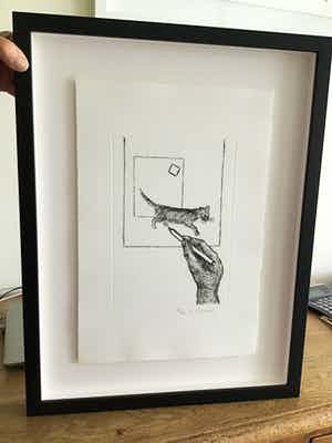 Roger Raveel - Oscar en de blijde dood verkocht voor € 400!