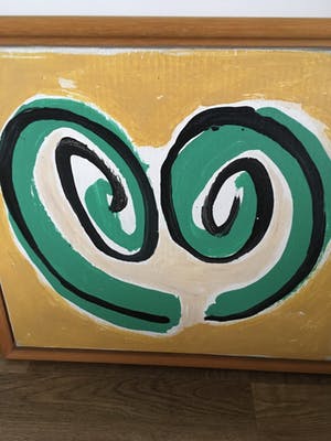 Zita Theelen - Acryl op karton ‘85 I ‘ ingelijst kopen? Bied vanaf 20!