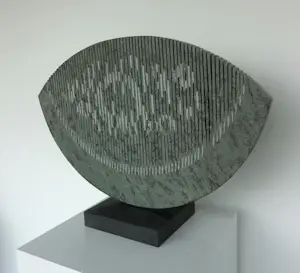 Kubach & Kropp - Groot zwaar beeld uit graniet, Stein für die Stille + 2 boeken! kopen? Bied vanaf 1200!