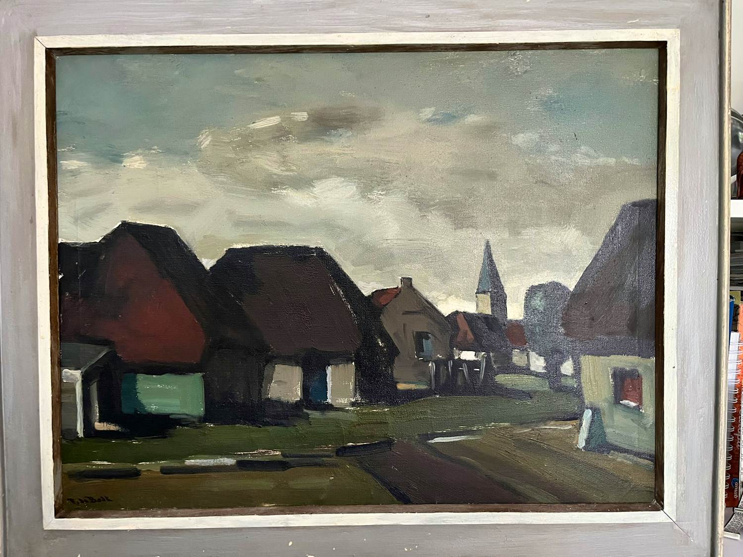 Pieter de Bodt - Landschap dorpje kopen? Bied vanaf 150!