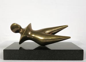 Björn Weckström - Lapponia - Bronzen sculptuur van een liggende vrouw kopen? Bied vanaf 500!