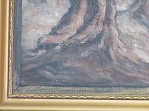 Niet of onleesbaar gesigneerd - De Manteling Domburg - Olieverf/marouflé kopen? Bied vanaf 10!