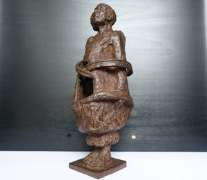 Brons (Onbekend) - "verbonden" Uniek beeld!! kopen? Bied vanaf 10!