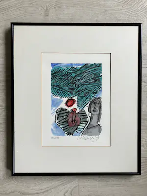 Corneille - Unieke serie van 6 stuks Corneille zeefdrukken (zelfde oplage en net ingelijst) kopen? Bied vanaf 850!