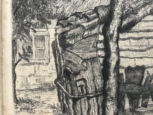 Niet of onleesbaar gesigneerd - Boerderijtje met put kopen? Bied vanaf 1!