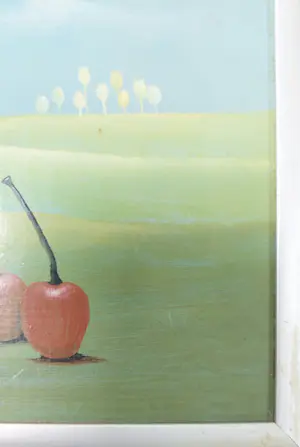 Niet of onleesbaar gesigneerd - Olieverf op paneel, Gele tulp kopen? Bied vanaf 1!