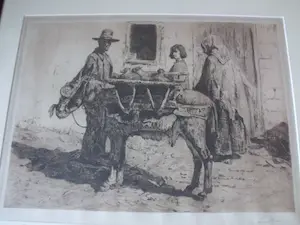 Louis Bron - Spaans familie voor het huis. kaufen? Bieten Sie von 40!