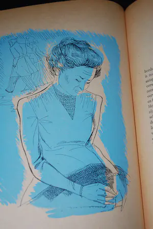 Ria Exel - Gesigneerd met opdracht 1964: Grafiek_&_ruim geïllustreerd boek van Rilke (1944) kopen? Bied vanaf 50!