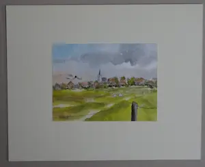 Franklin Meijer - Texel - 4 x aquarelstudies kopen? Bied vanaf 35!