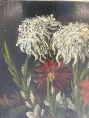 Niet of onleesbaar gesigneerd - Bloemstilleven (19e eeuw) kopen? Bied vanaf 1!