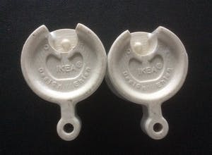 Niet of onleesbaar gesigneerd - EHLEN JOHANSSON - 10 WAXINELICHTHOUDERS kopen? Bied vanaf 1!