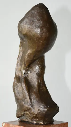Eugene Dodeigne - Bronzen abstract sculptuur - 1986 kopen? Bied vanaf 300!