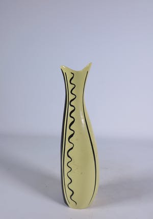 Wim Visser - Aardewerk, Gele vaas kopen? Bied vanaf 30!