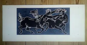 Hans Erni - litho - La course de chars kopen? Bied vanaf 10!