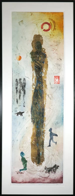 Ad Arma - Gemengde techniek, Naima - Ingelijst - Uniek (Zeer Groot) kopen? Bied vanaf 250!