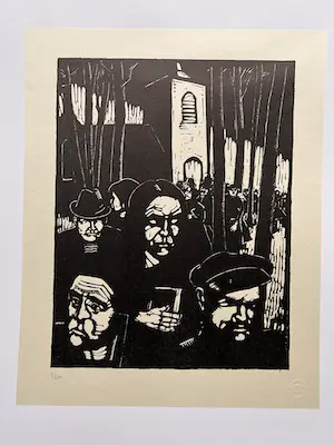 Dick Ket - Cassette met 12 linoleumdrukken kopen? Bied vanaf 250!