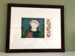 Gerda Smit - Meisje met poezen verkocht voor € 75!