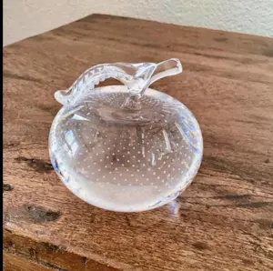Niet of onleesbaar gesigneerd - Spijkerglas appel, massief kaufen? Bieten Sie von 10!