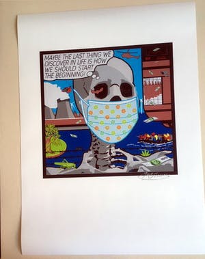 Jack Vissers - Maybe the last thing we discover in life! Computerprint, gesign. kopen? Bied vanaf 35!