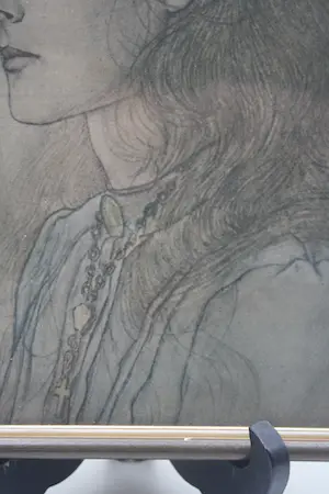 Niet of onleesbaar gesigneerd - Jan T. Toorop Ingekleurde Isografie-Lithografie-Ava Maria kopen? Bied vanaf 1!