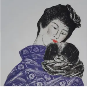 Arja van den Berg - Japanse met Hondje kaufen? Bieten Sie von 49!