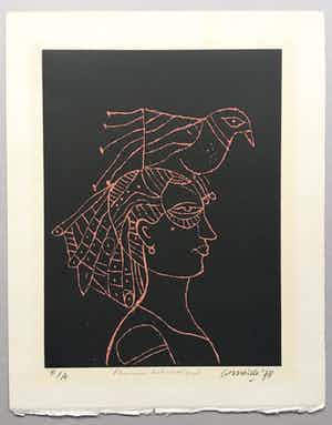 Corneille - ets ‘femme oriëntique’ - 1978 verkocht voor € 150!