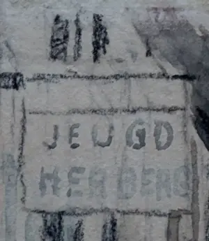 Herman Habes - Gemengde techniek: "Jeugd herberg" - 1962 kopen? Bied vanaf 150!